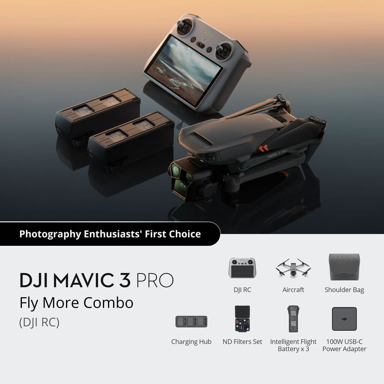 drona dji mavic 3 pro fly more combo